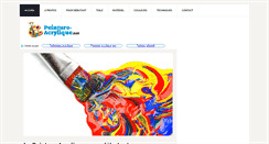 Desktop Screenshot of peinture-acrylique.net